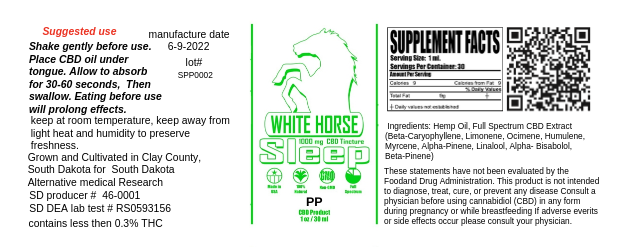 Sleep PP 1000mg CBD Tincture 30ml - Image 2